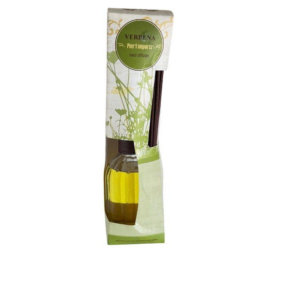 Pier 1 Imports Other - Pier 1 Imports Verbena Reed Diffuser‎ Fragrance Oil 10.1 oz Reeds New